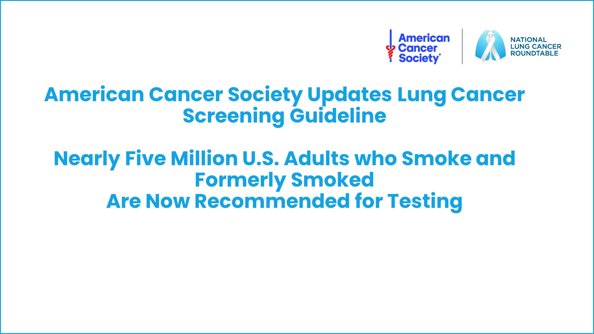 Image for American Cancer Society Screening Guideline Update Webinar