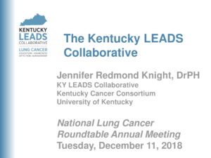 The Kentucky LEADS Collaborative presentation photo cover